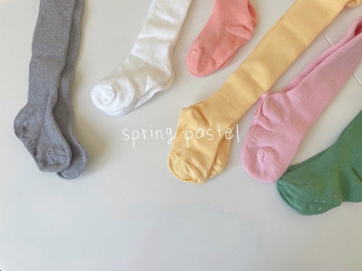 Teamand - Korean Children Fashion - #kidzfashiontrend - Pastel Tights - 8