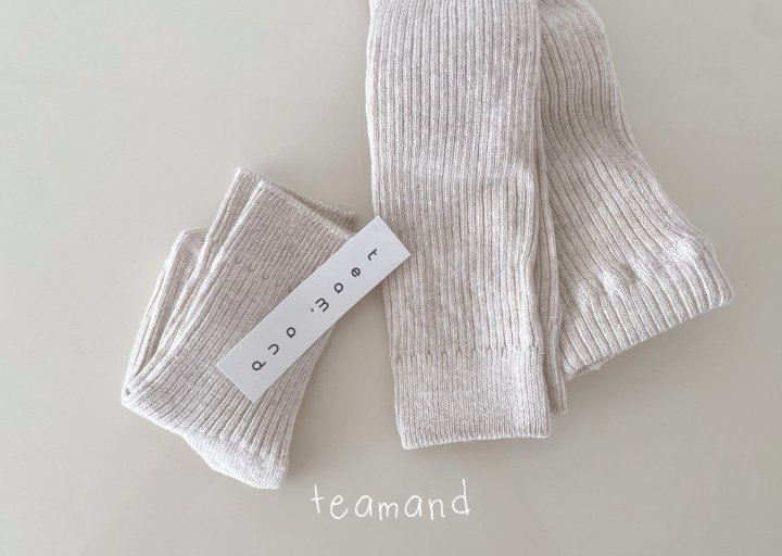Teamand - Korean Children Fashion - #kidzfashiontrend - Cookie Leggings Socks Set - 7