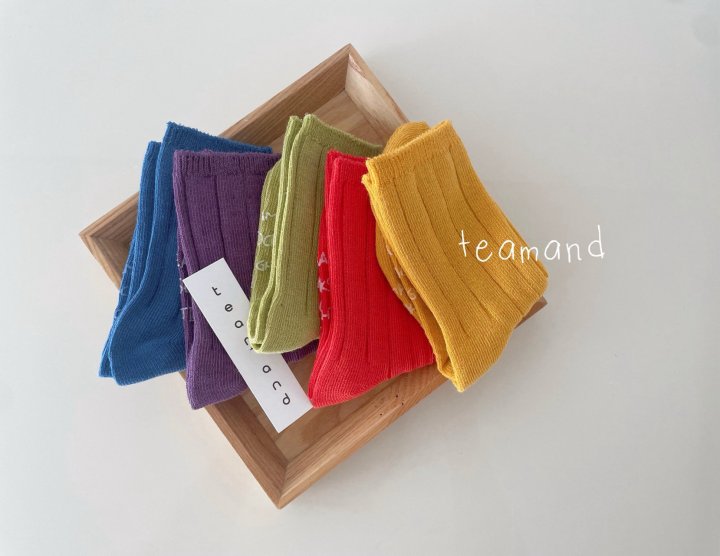 Teamand - Korean Children Fashion - #kidzfashiontrend - Colored Socks Set - 3