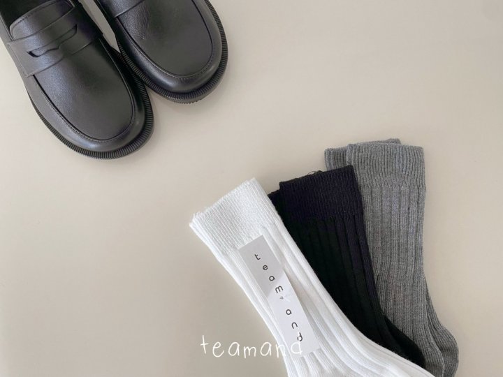 Teamand - Korean Children Fashion - #littlefashionista - Essential Knee Socks Set - 5