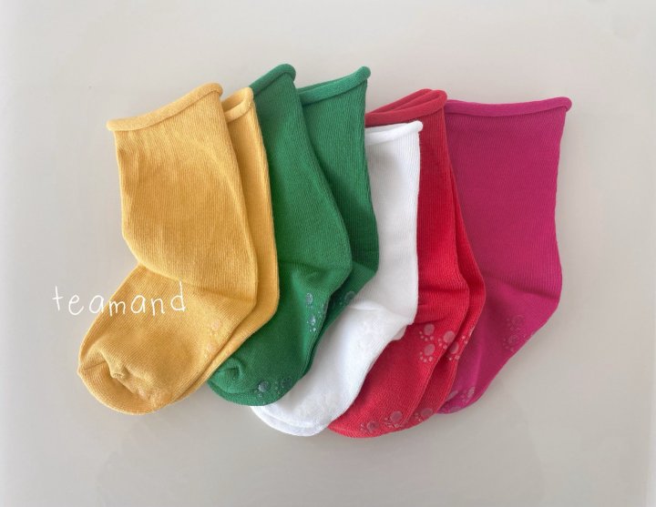 Teamand - Korean Children Fashion - #littlefashionista - Bomdol Sock Set