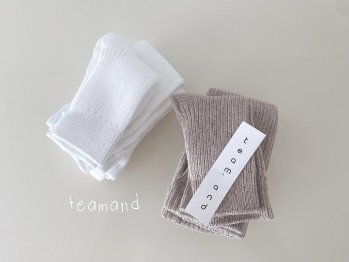 Teamand - Korean Children Fashion - #littlefashionista - Cookie Leggings Socks Set - 9