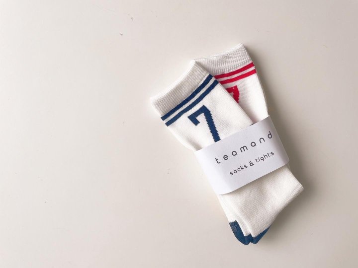 Teamand - Korean Children Fashion - #littlefashionista - Number Knee Socks Set 2 - 2