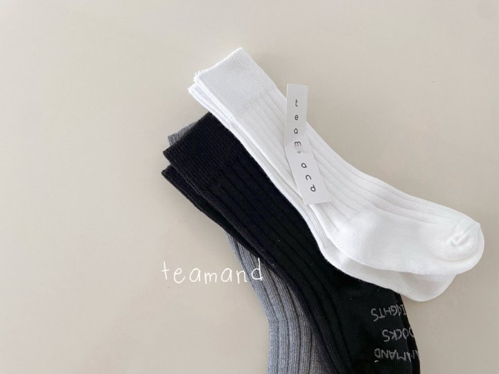 Teamand - Korean Children Fashion - #magicofchildhood - Essential Knee Socks Set - 6