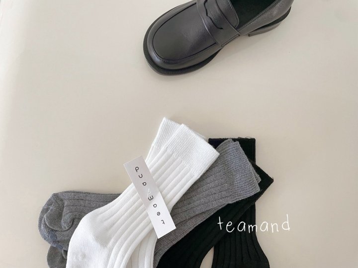 Teamand - Korean Children Fashion - #minifashionista - Essential Knee Socks Set - 7