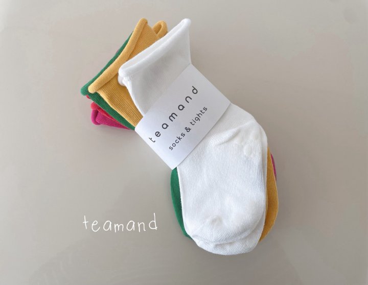 Teamand - Korean Children Fashion - #minifashionista - Bomdol Sock Set - 3