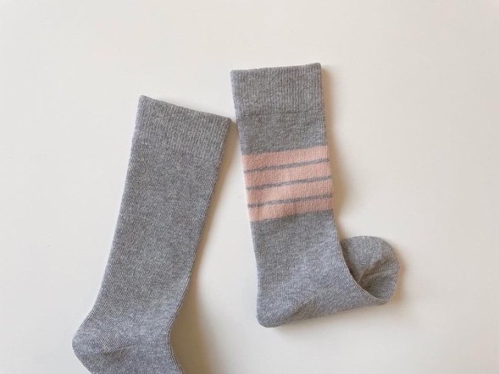 Teamand - Korean Children Fashion - #minifashionista - Half Knee Socks