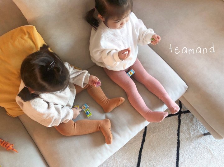 Teamand - Korean Children Fashion - #todddlerfashion - Band Tights 2 - 8