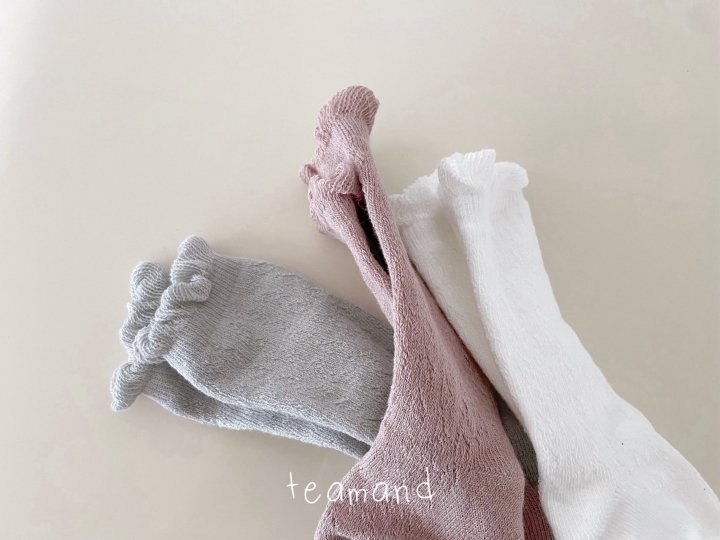 Teamand - Korean Children Fashion - #toddlerclothing - Knitting Knee Socks - 5