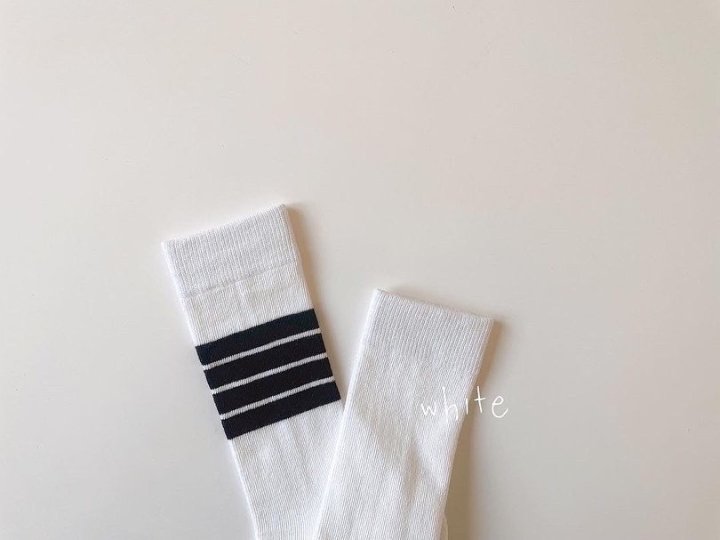 Teamand - Korean Children Fashion - #todddlerfashion - Half Knee Socks - 4
