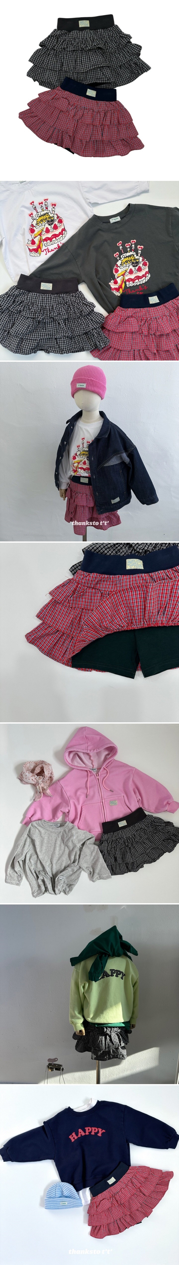 Thanksto TT - Korean Children Fashion - #childrensboutique - Happi Skirt (Junior) - 2