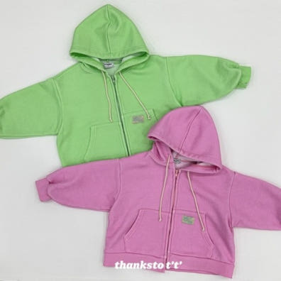 Thanksto TT - Korean Children Fashion - #discoveringself - Dalla Pigment Hoody (Junior)