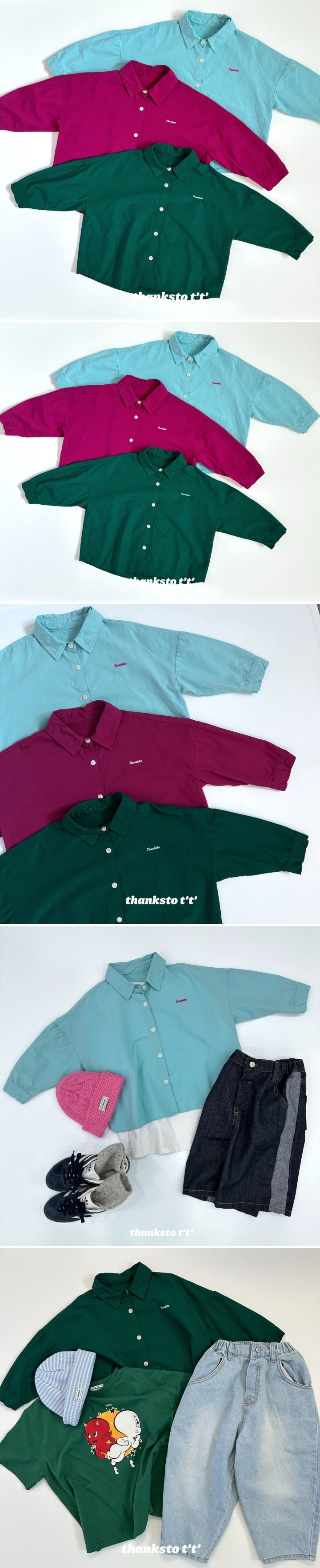 Thanksto TT - Korean Children Fashion - #discoveringself - Tenten Shirt - 2