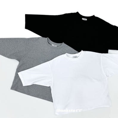 Thanksto TT - Korean Children Fashion - #littlefashionista - Over Tee (Junior)