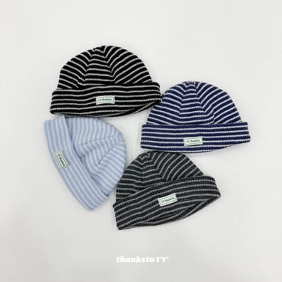 Thanksto TT - Korean Children Fashion - #magicofchildhood - Stripe Beanie