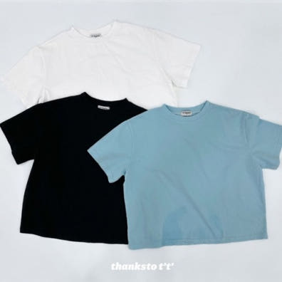 Thanksto TT - Korean Children Fashion - #todddlerfashion - Short Sleeve Tee