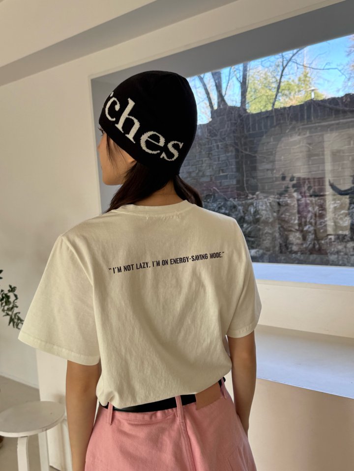 Theres - Korean Women Fashion - #momslook - Lazy Tee - 7
