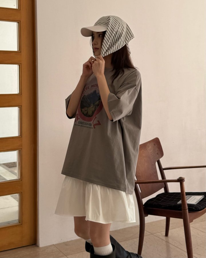 Theres - Korean Women Fashion - #shopsmall - Hotel Tee - 6