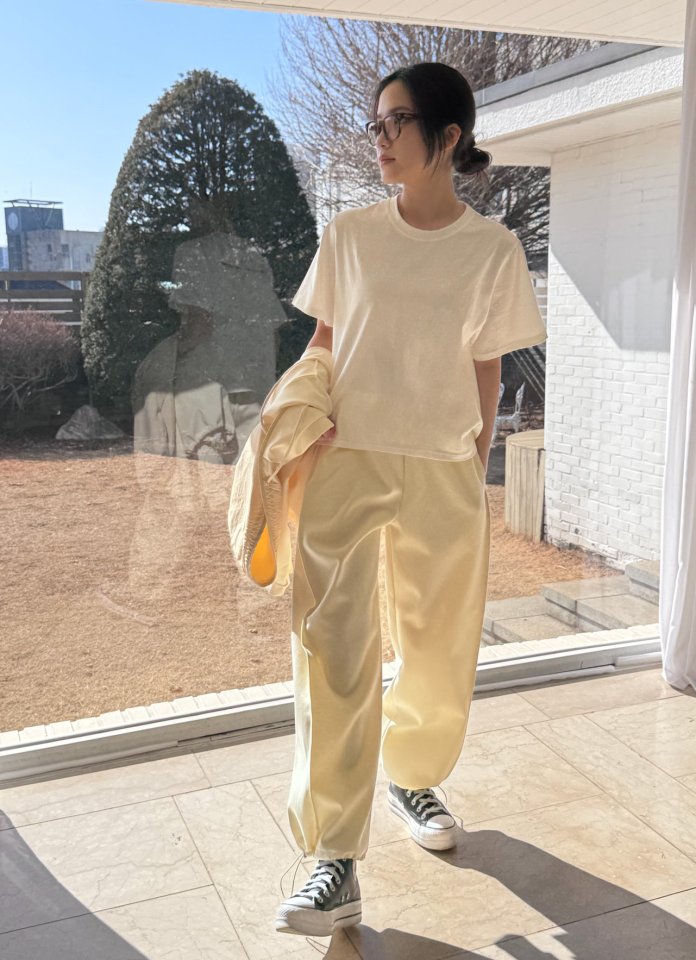 Theres - Korean Women Fashion - #womensfashion - Lazy Tee - 10