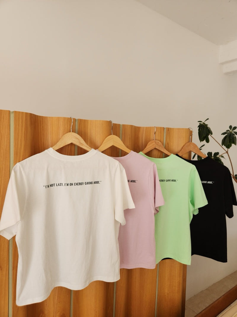 Theres - Korean Women Fashion - #womensfashion - Lazy Tee - 12