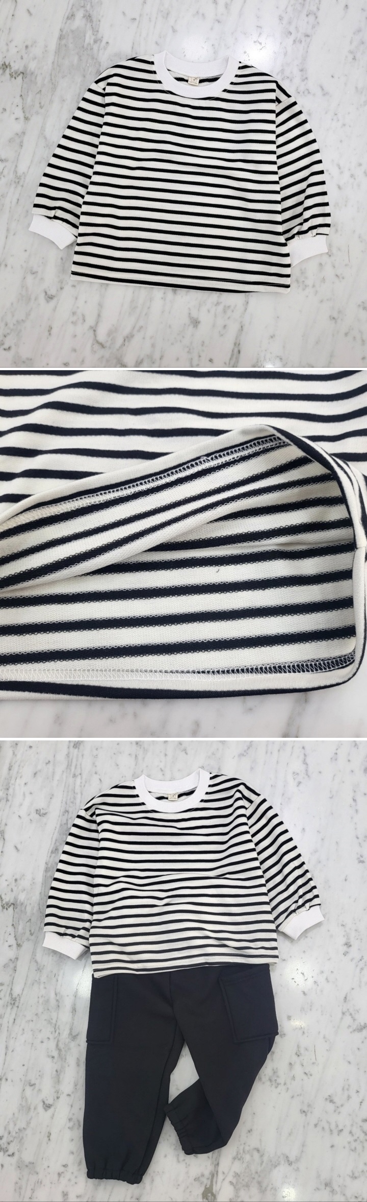 Tony - Korean Children Fashion - #childofig - Stripe Tee