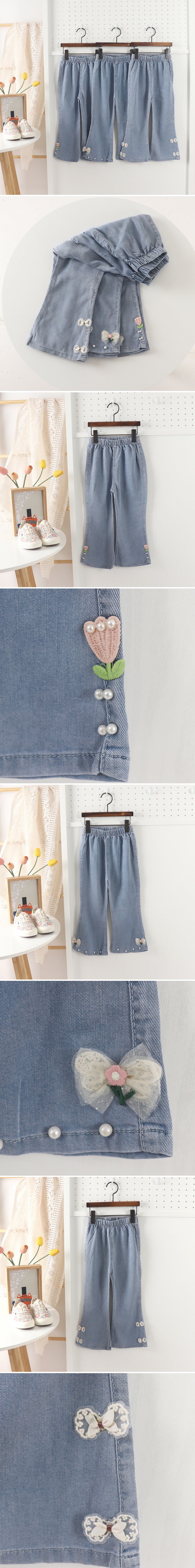 Tony - Korean Children Fashion - #prettylittlegirls - Number 1 Denim Pants