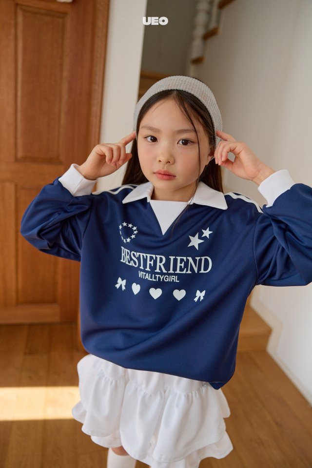U Eo - Korean Children Fashion - #Kfashion4kids - Best Friend Collar Tee - 8