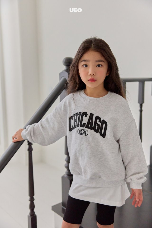 U Eo - Korean Children Fashion - #Kfashion4kids - Chicago Embroidery Sweatshirts - 8
