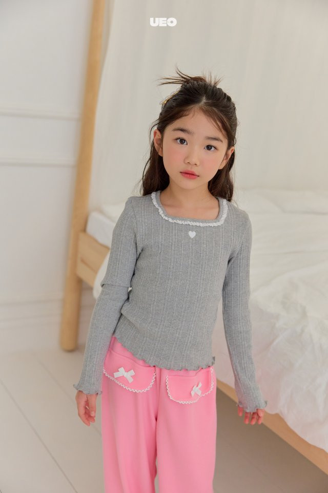U Eo - Korean Children Fashion - #Kfashion4kids - Cutie Frill Jogger Pants - 10