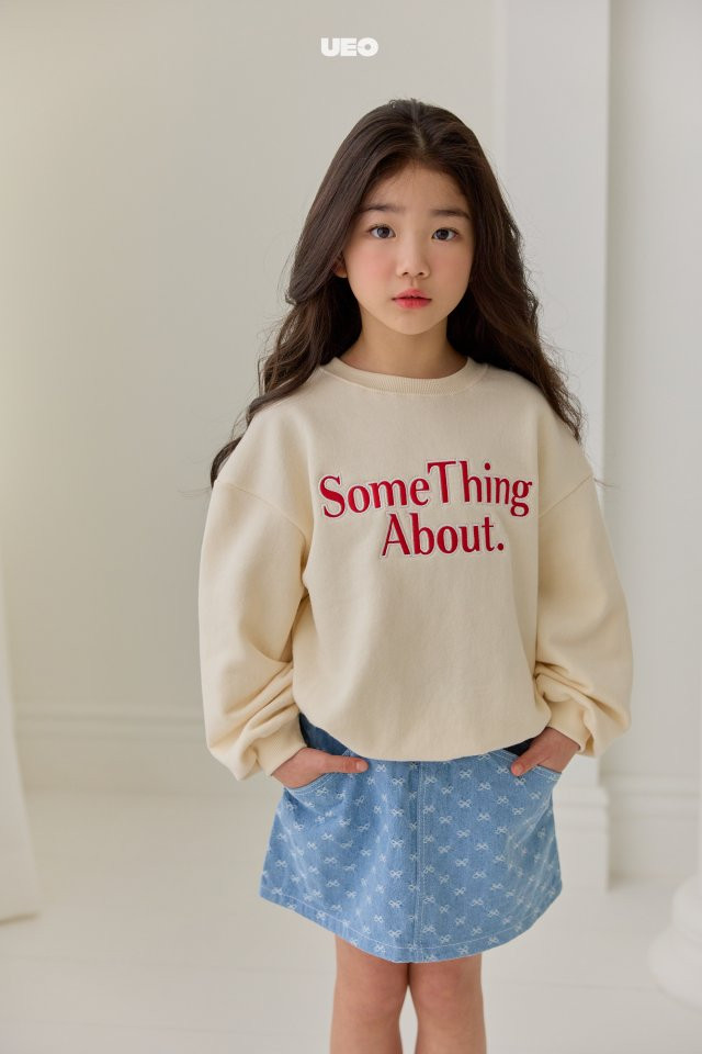 U Eo - Korean Children Fashion - #childofig - Something Embroidered Sweatshirts - 8