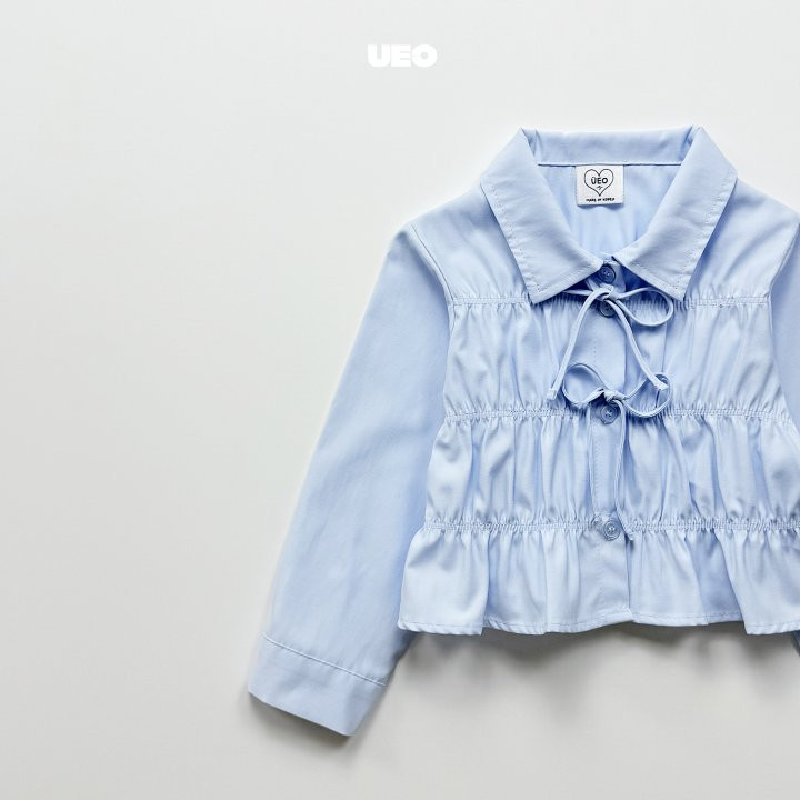 U Eo - Korean Children Fashion - #childofig - Shirring Ribbon Blouse - 6