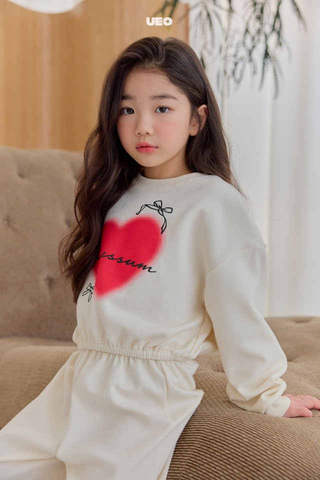 U Eo - Korean Children Fashion - #childrensboutique - Ribbon Heart Set - 9
