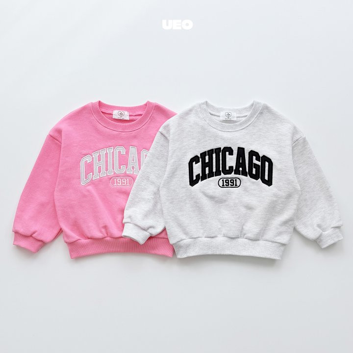 U Eo - Korean Children Fashion - #childrensboutique - Chicago Embroidery Sweatshirts