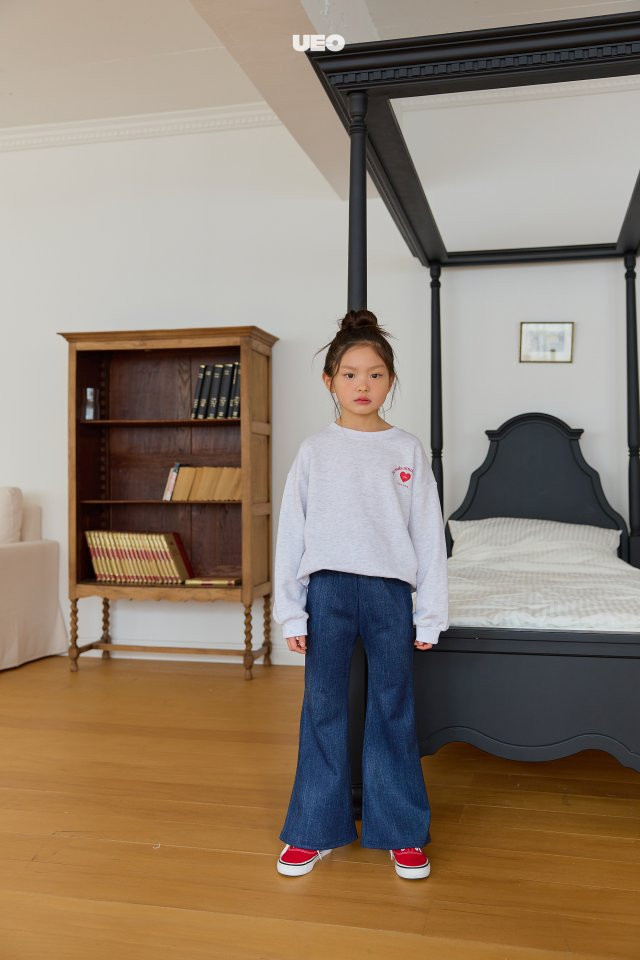 U Eo - Korean Children Fashion - #childrensboutique - Span Denim Bootcut Pants - 8