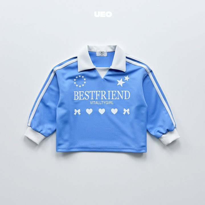 U Eo - Korean Children Fashion - #designkidswear - Best Friend Collar Tee - 2