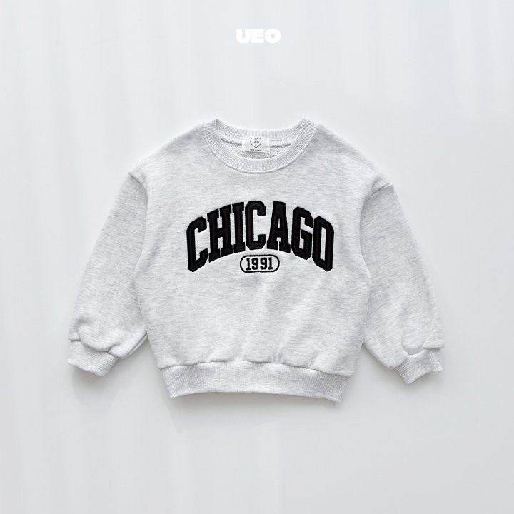 U Eo - Korean Children Fashion - #designkidswear - Chicago Embroidery Sweatshirts - 2