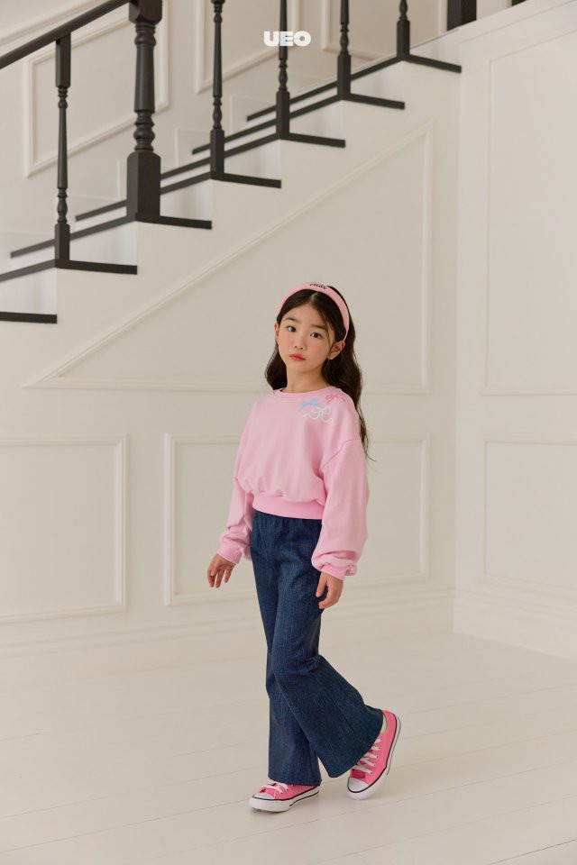 U Eo - Korean Children Fashion - #designkidswear - Span Denim Bootcut Pants - 9