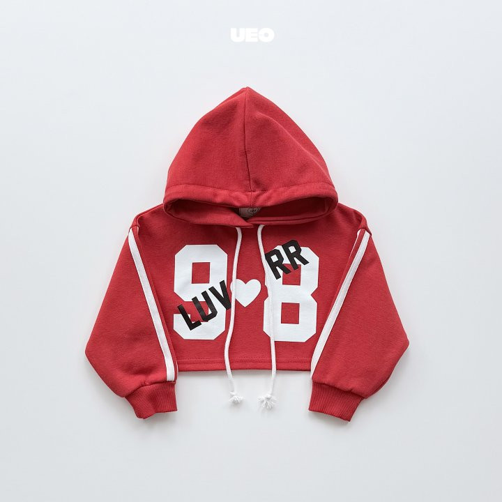 U Eo - Korean Children Fashion - #designkidswear - 98 Lover Crop Hoodie - 2