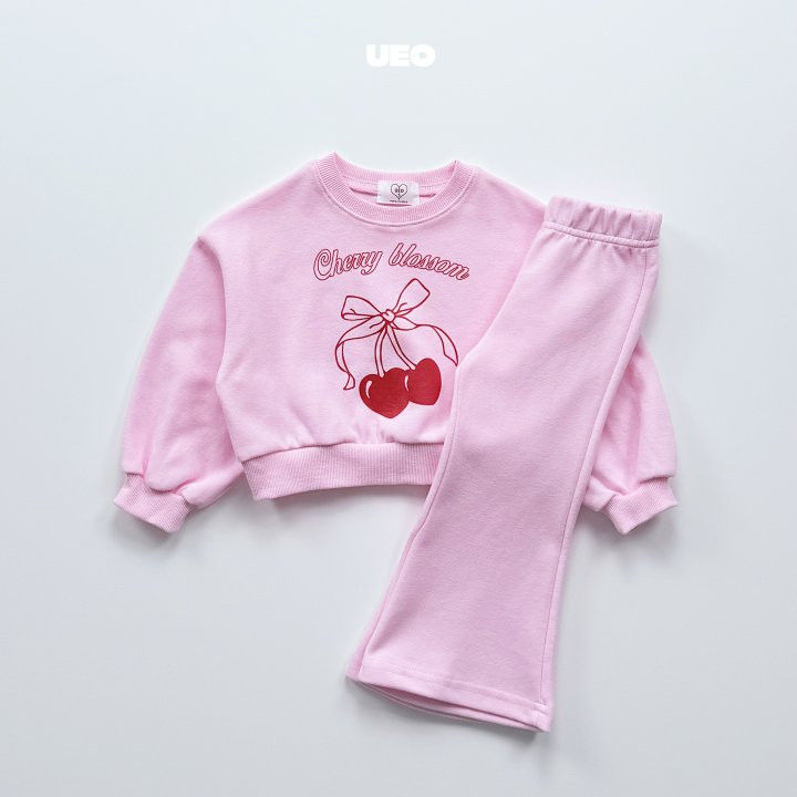 U Eo - Korean Children Fashion - #designkidswear - Cherry Blossom Set - 4
