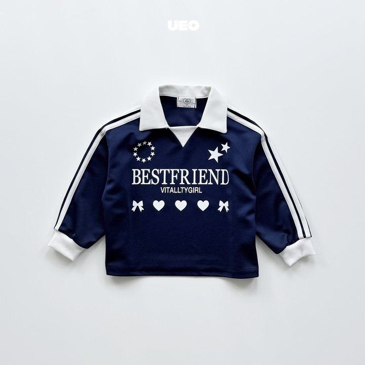 U Eo - Korean Children Fashion - #discoveringself - Best Friend Collar Tee - 3