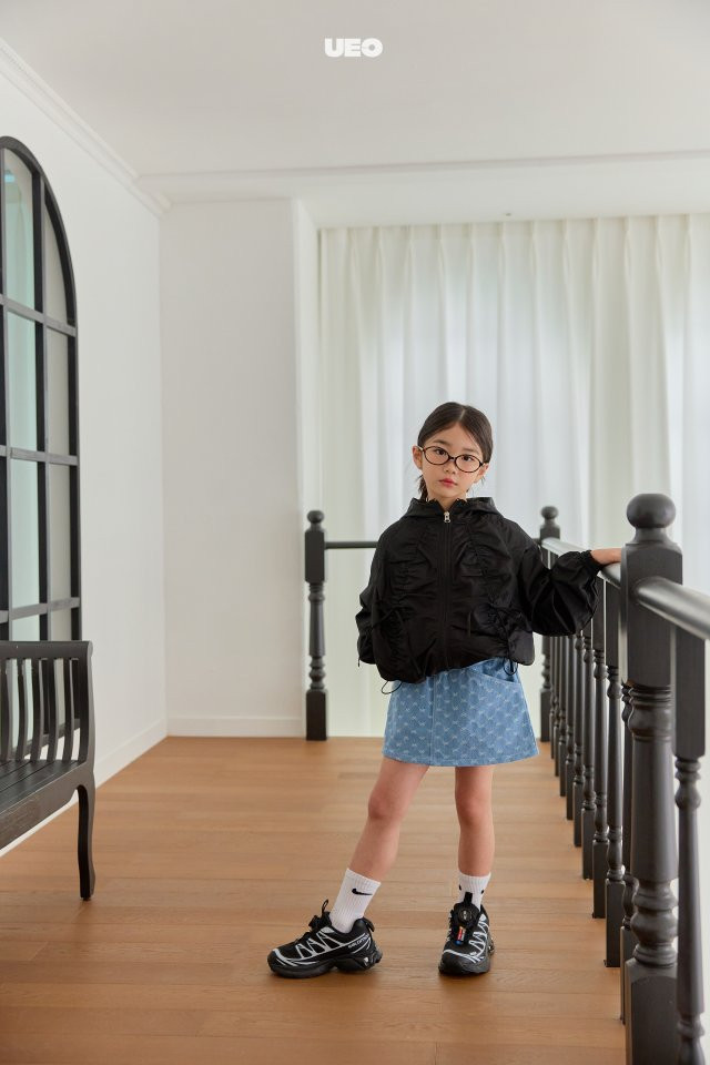 U Eo - Korean Children Fashion - #discoveringself - Ribbon Denim Skirt - 10