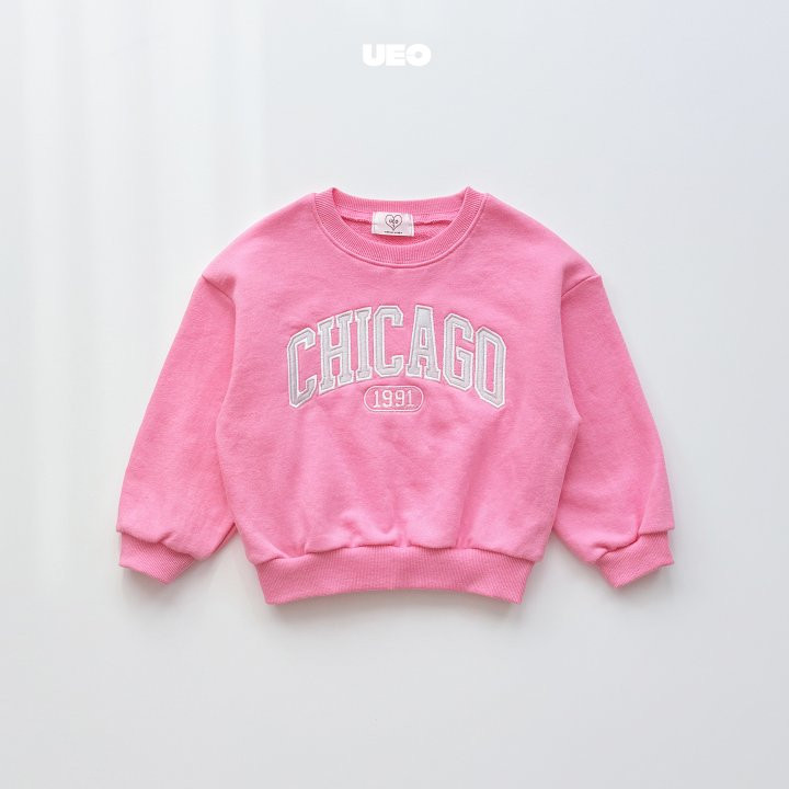 U Eo - Korean Children Fashion - #discoveringself - Chicago Embroidery Sweatshirts - 3