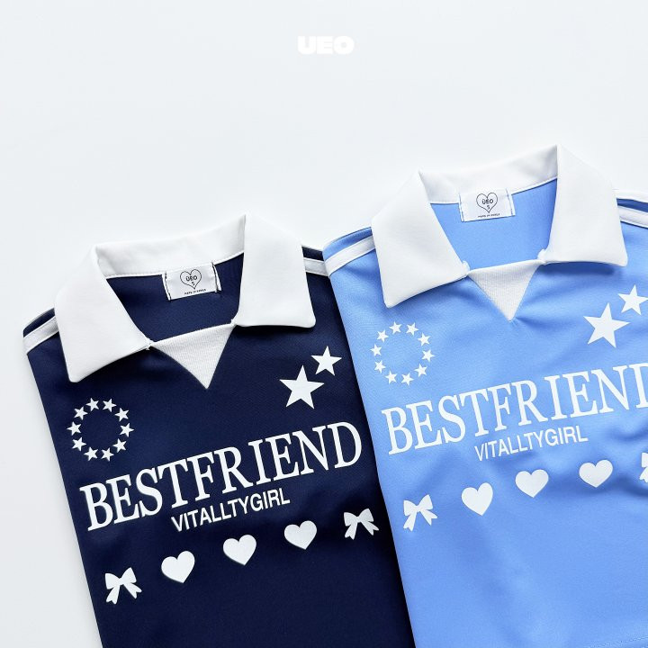 U Eo - Korean Children Fashion - #discoveringself - Best Friend Collar Tee - 4