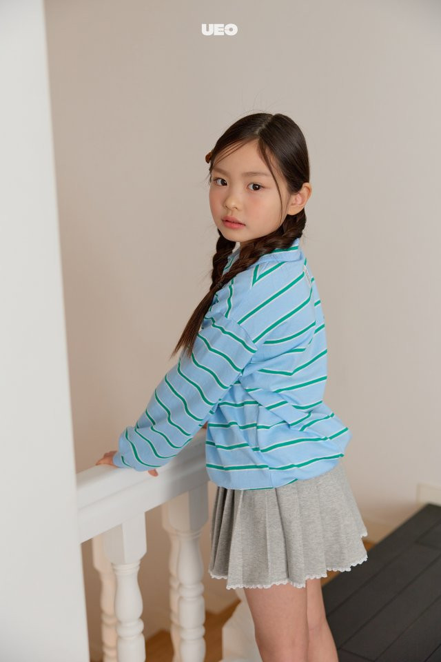 U Eo - Korean Children Fashion - #fashionkids - Lace Girl Pleated Skirt - 9