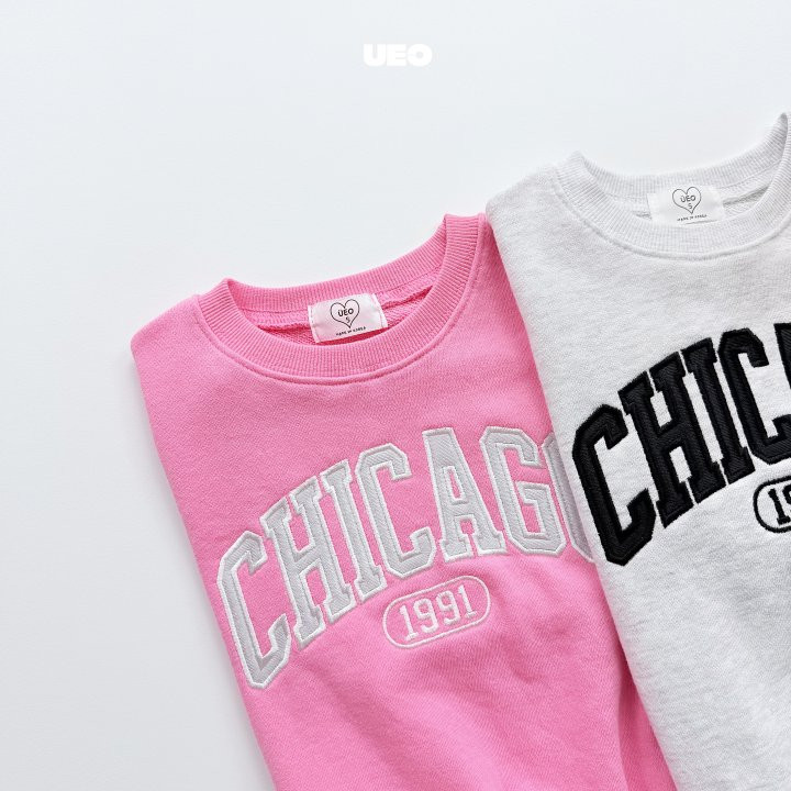 U Eo - Korean Children Fashion - #discoveringself - Chicago Embroidery Sweatshirts - 4