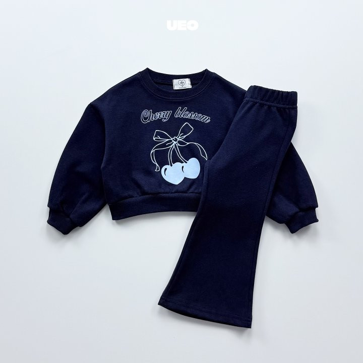 U Eo - Korean Children Fashion - #kidsshorts - Cherry Blossom Set - 6