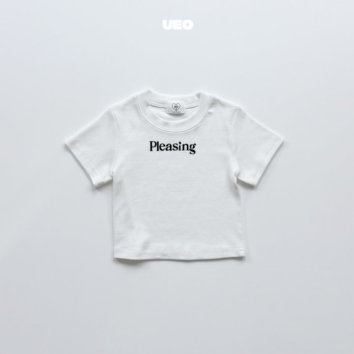 U Eo - Korean Children Fashion - #kidsshorts - Chewy Slim Short Sleeve Tee - 2