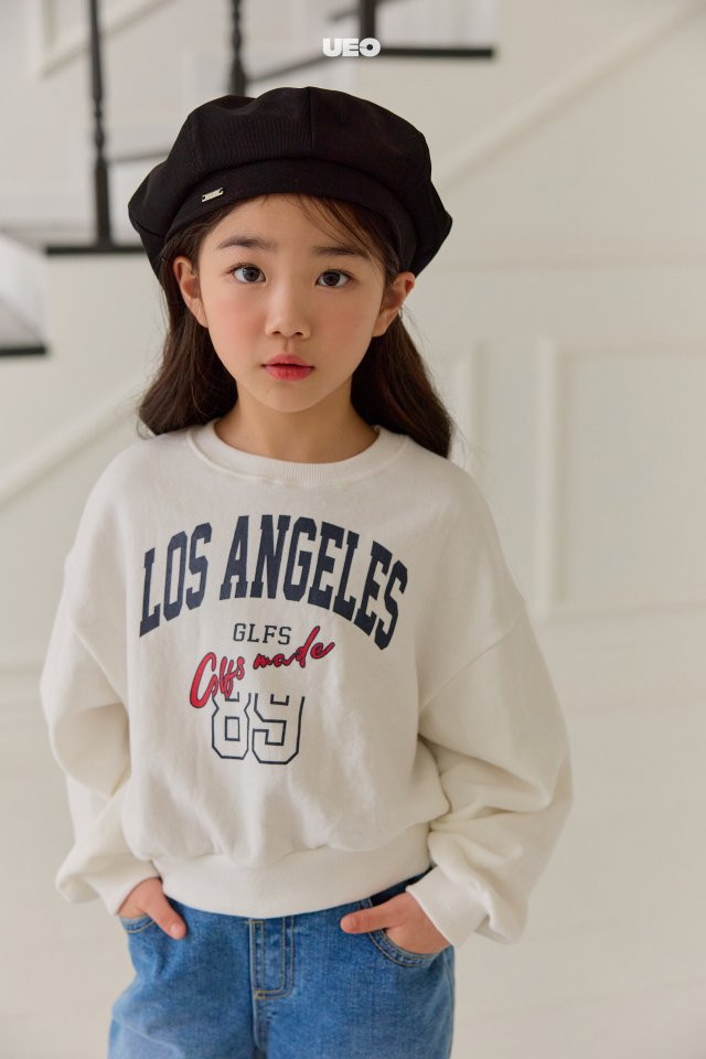 U Eo - Korean Children Fashion - #kidsshorts - LA Crop Sweatshirts - 9