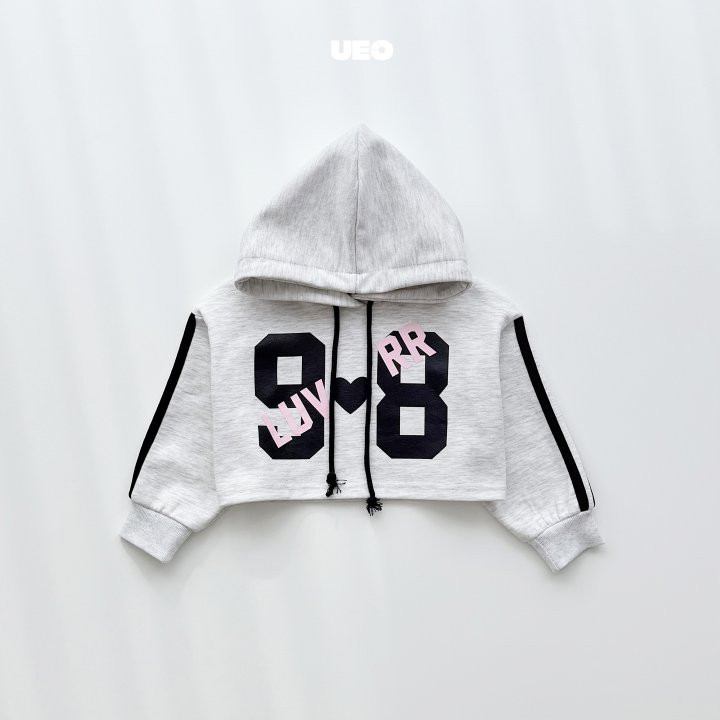 U Eo - Korean Children Fashion - #kidsshorts - 98 Lover Crop Hoodie - 5