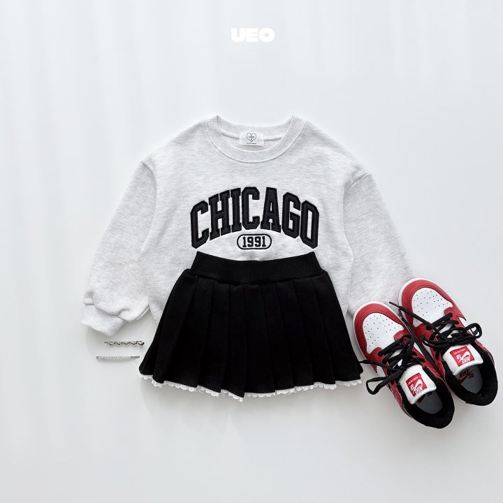 U Eo - Korean Children Fashion - #kidsstore - Chicago Embroidery Sweatshirts - 6